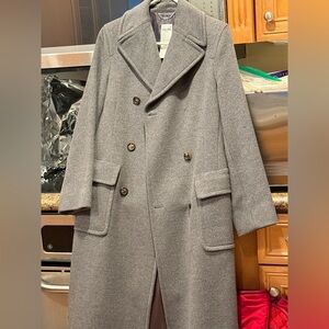 CELINE 100% cashmere coat in gray size36